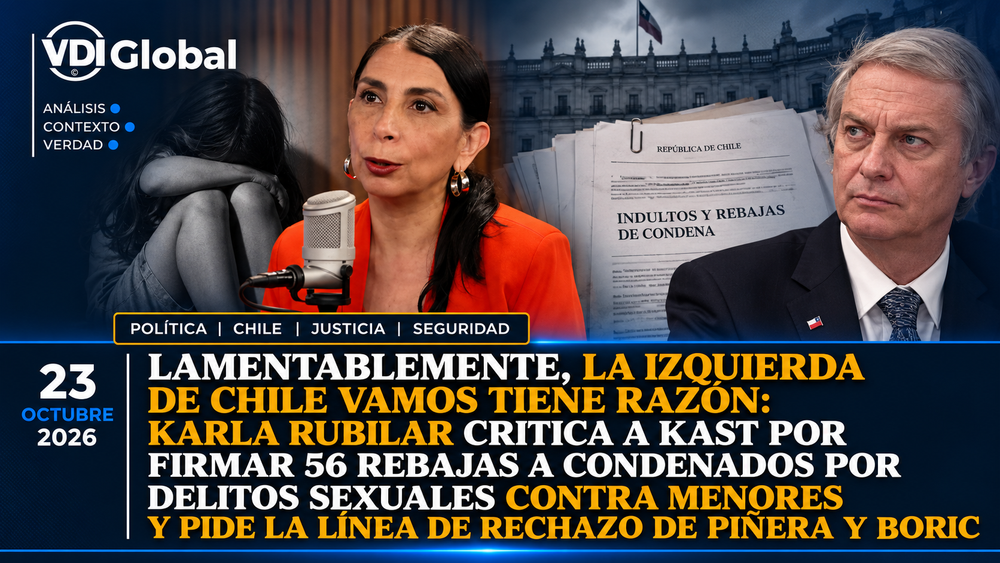 LAMENTABLEMENTE, LA IZQUIERDA DE CHILE VAMOS TIENE RAZÓN: KARLA RUBILAR CRITICA A KAST POR FIRMAR 56 REBAJAS A CONDENADOS POR DELITOS SEXUALES CONTRA MENORES Y PIDE LA LÍNEA DE RECHAZO DE PIÑERA Y BORIC post image