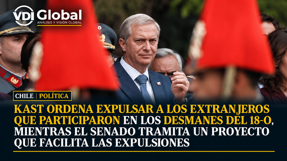 KAST ORDENA EXPULSAR A LOS EXTRANJEROS QUE PARTICIPARON EN LOS DESMANES DEL 18-O, MIENTRAS EL SENADO TRAMITA UN PROYECTO QUE FACILITA LAS EXPULSIONES post image