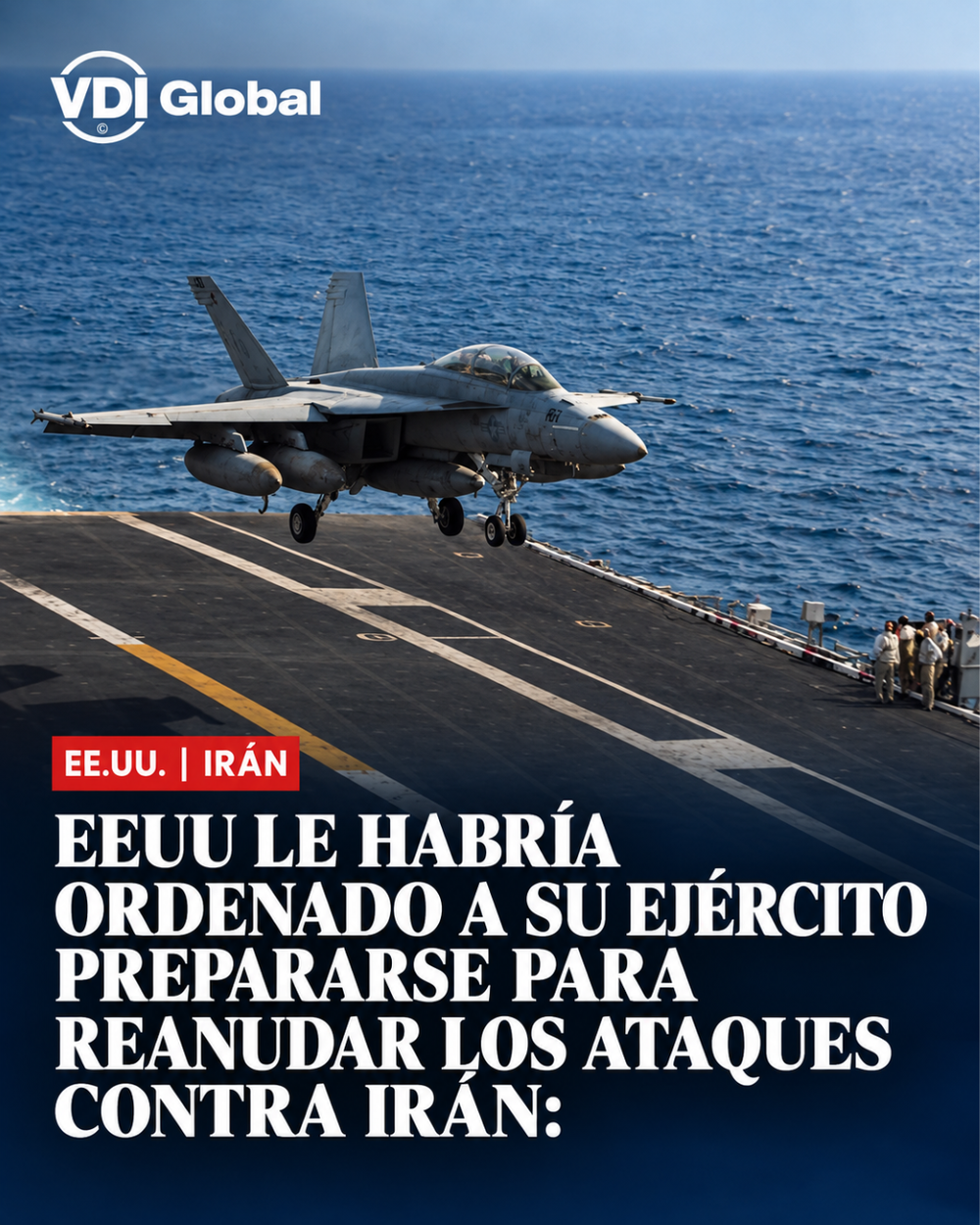 EEUU LE HABRÍA ORDENADO A SU EJÉRCITO PREPARARSE PARA REANUDAR LOS ATAQUES CONTRA IRÁN: "O POR LA VÍA FÁCIL O POR LA DIFÍCIL" post image