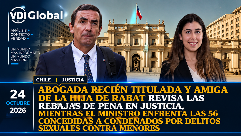 ABOGADA RECIÉN TITULADA Y AMIGA DE LA HIJA DE RABAT REVISA LAS REBAJAS DE PENA EN JUSTICIA, MIENTRAS EL MINISTRO ENFRENTA LAS 56 CONCEDIDAS A CONDENADOS POR DELITOS SEXUALES CONTRA MENORES post image