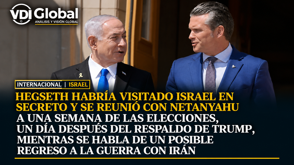 HEGSETH HABRÍA VISITADO ISRAEL EN SECRETO Y SE REUNIÓ CON NETANYAHU A UNA SEMANA DE LAS ELECCIONES, UN DÍA DESPUÉS DEL RESPALDO DE TRUMP, MIENTRAS SE HABLA DE UN POSIBLE REGRESO A LA GUERRA CON IRÁN post image