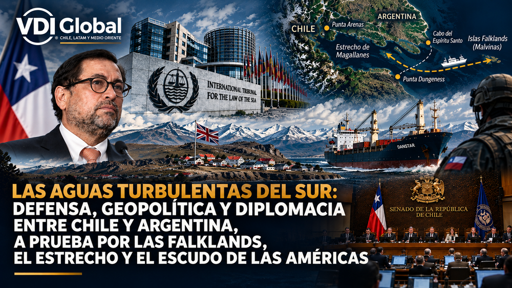 LAS AGUAS TURBULENTAS DEL SUR: DEFENSA, GEOPOLÍTICA Y DIPLOMACIA ENTRE CHILE Y ARGENTINA, A PRUEBA POR LAS FALKLANDS, EL ESTRECHO Y EL ESCUDO DE LAS AMÉRICAS post image