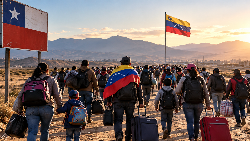 EL DERRUMBE DEL SUEÑO VENEZOLANO EN CHILE: 8.243 SE FUERON EN 2026, HAY 75.000 ÓRDENES DE EXPULSIÓN PENDIENTES Y LA RELACIÓN CON CARACAS NO AVANZA post image
