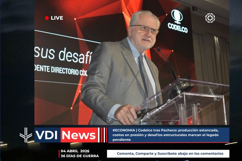 #ECONOMIA | Codelco tras Pacheco: producción estancada, costos en presión y desafíos estructurales marcan el legado pendiente post image
