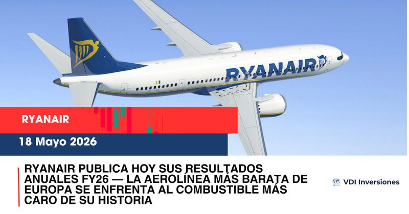 RYANAIR PUBLICA HOY SUS RESULTADOS ANUALES FY26 — LA AEROLÍNEA MÁS BARATA DE EUROPA SE ENFRENTA AL COMBUSTIBLE MÁS CARO DE SU HISTORIA post image