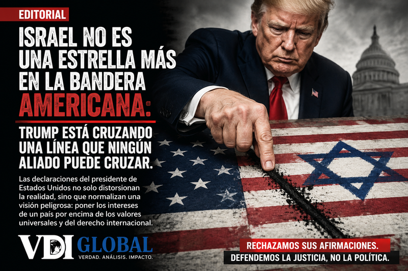 ISRAEL NO ES UNA ESTRELLA MÁS EN LA BANDERA AMERICANA: TRUMP ESTÁ CRUZANDO UNA LÍNEA QUE NINGÚN ALIADO PUEDE CRUZAR post image