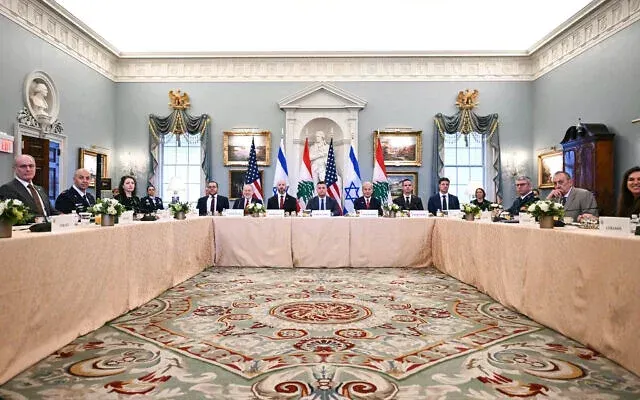 COMIENZAN NUEVAS CONVERSACIONES ENTRE ISRAEL Y LÍBANO EN WASHINGTON D.C., MIENTRAS LAS FUERZAS DE DEFENSA DE ISRAEL FLEXIBILIZAN LAS RESTRICCIONES DE SEGURIDAD EN EL NORTE DE ISRAEL post image
