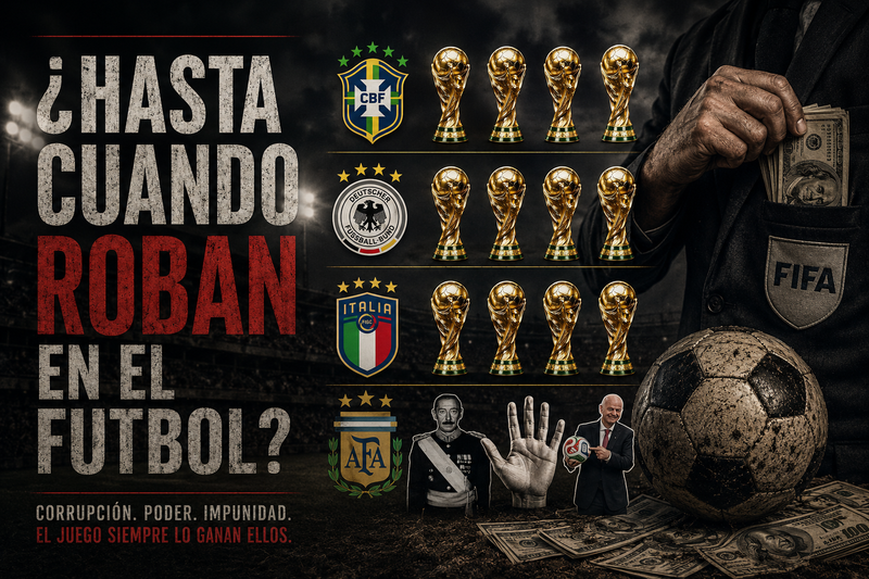 ¿HASTA CUÁNDO ROBAN? LA DUDA CON ARGENTINA Y EL MUNDIAL post image