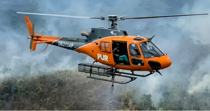 CHILE ENVÍA UN HELICÓPTERO A PERÚ POR LOS INCENDIOS QUE DEJAN AL MENOS 12 MUERTOS: SIETE DÍAS, 35 HORAS DE VUELO Y US$140 MIL, TRAS UNA PETICIÓN FORMAL DEL 13 DE OCTUBRE post image
