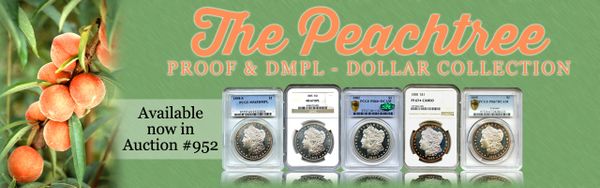 DLRC's Peachtree Collection of DMPL and Proof Morgan Dollars Auction Results over $600,000