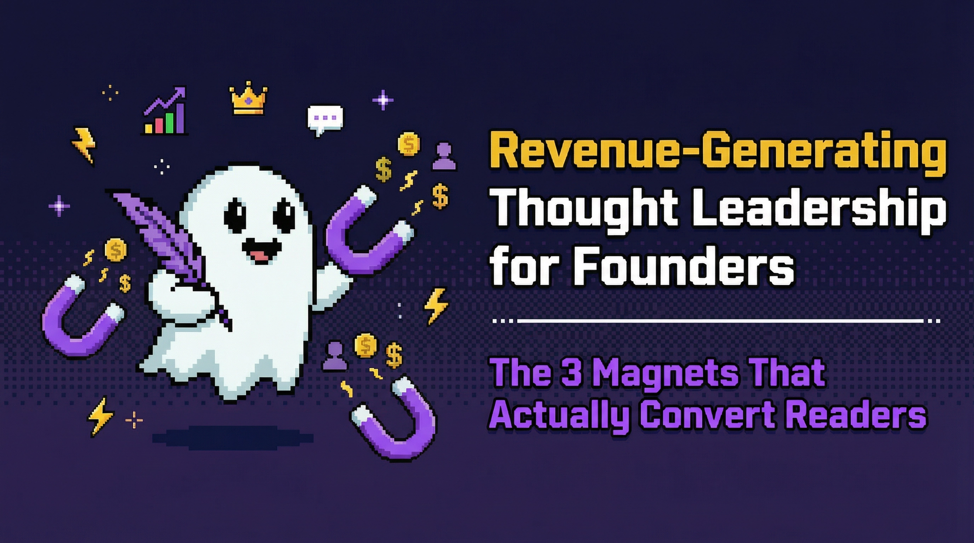 Revenue-Generating Thought Leadership for Founders: The 3 Magnets That Actually Convert Readers
