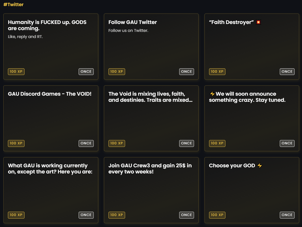 Gods Among Us on Zealy