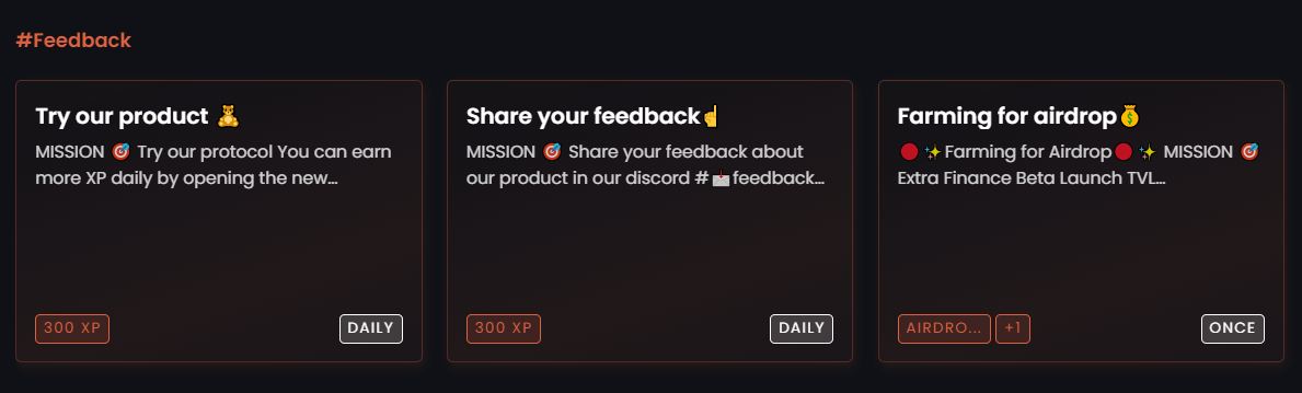 Extra Finance on Zealy