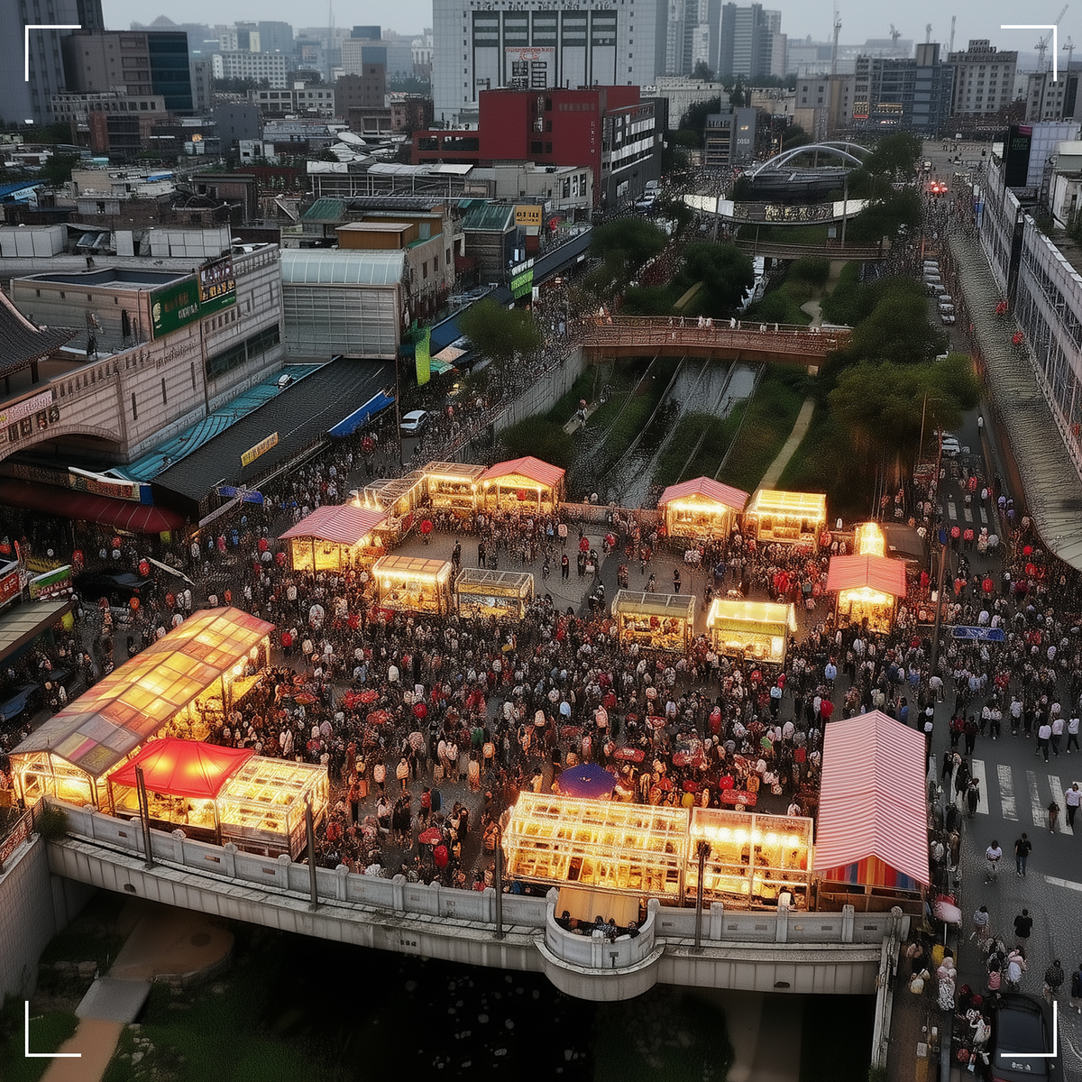 행궁동 로컬 뉴스레터 11회: 남문시장의 두 얼굴, 데이터가 발견한 ‘밤’이라는 새로운 가능성(1부)