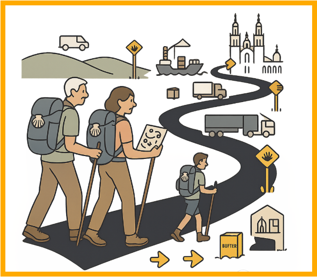 Shipping Happens: Camino lessons for logistics