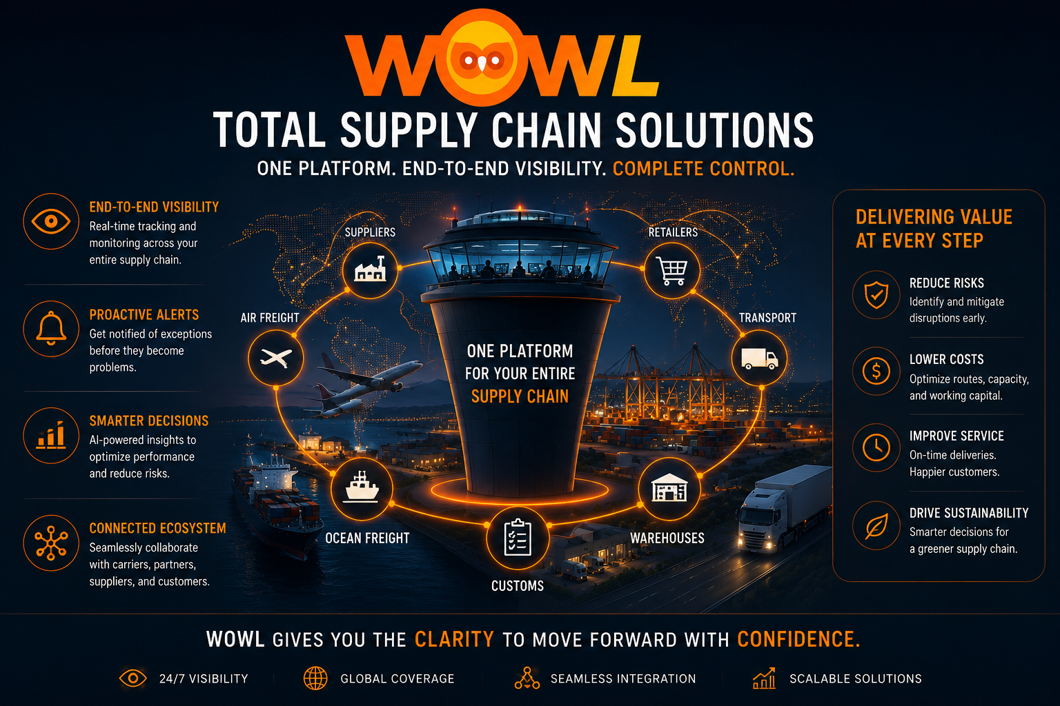 Your Supply Chain Never Sleeps. Neither Does WOWL.