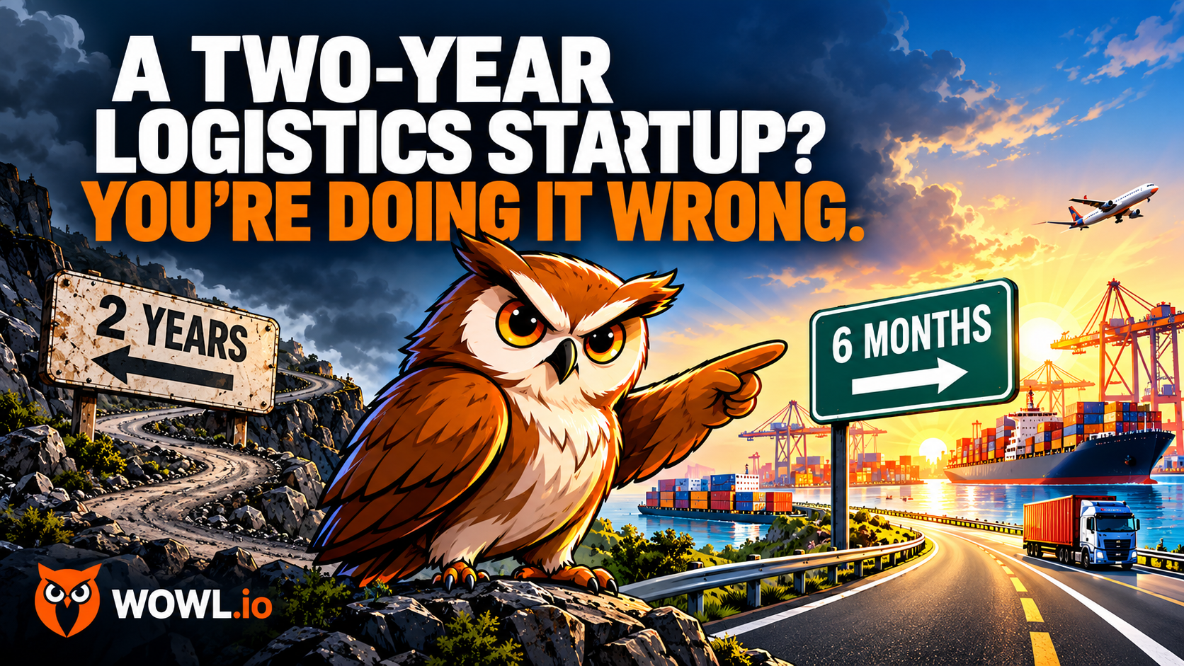 Two-Years just to get to the Logistics Startup?