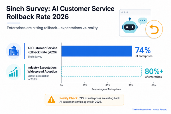 AI Customer Service Failure: Why 74% of Enterprises Are Rolling Back Their AI Agents (And How to Avoid Being Next)