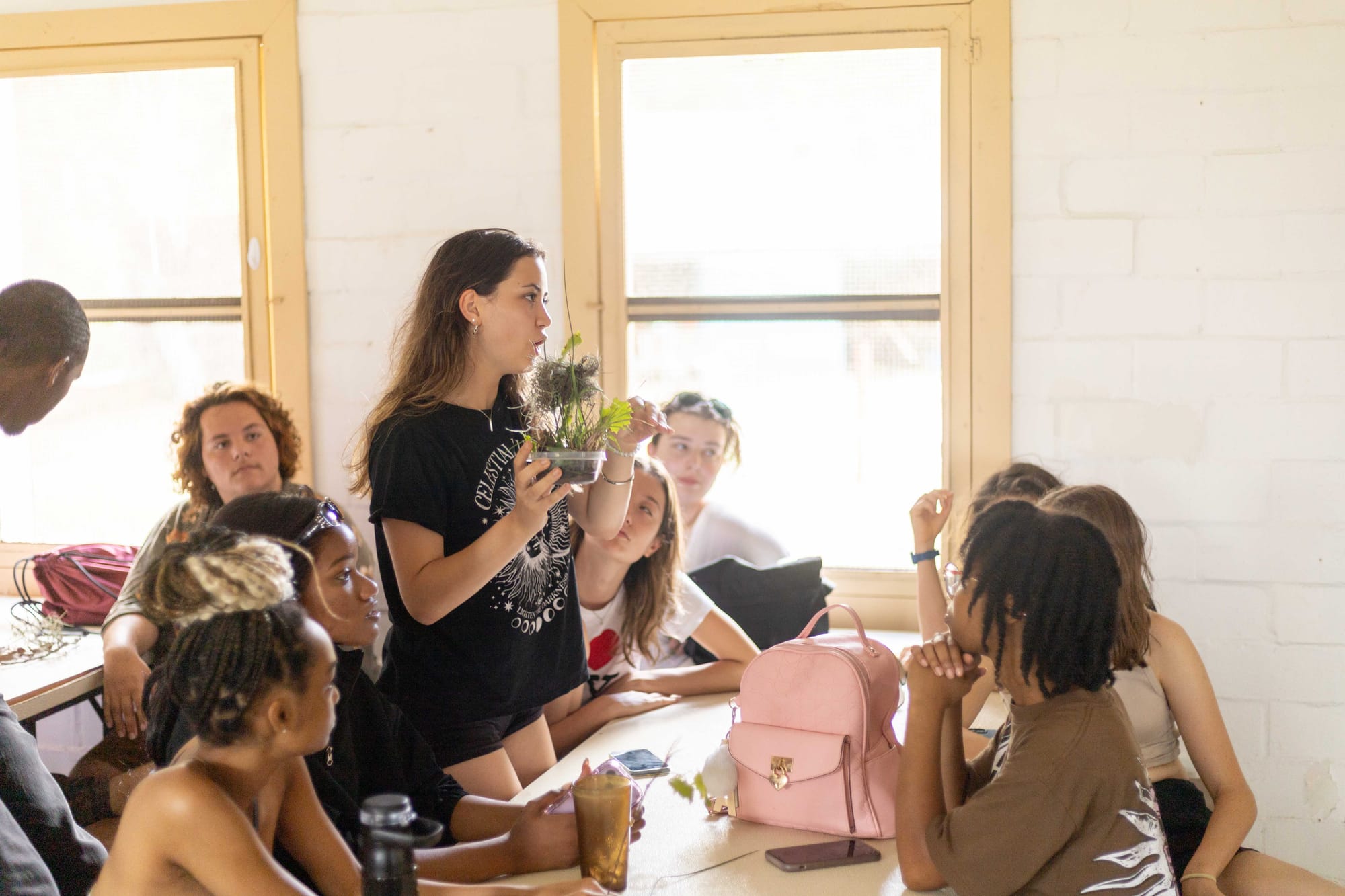 participants doing biomimicry