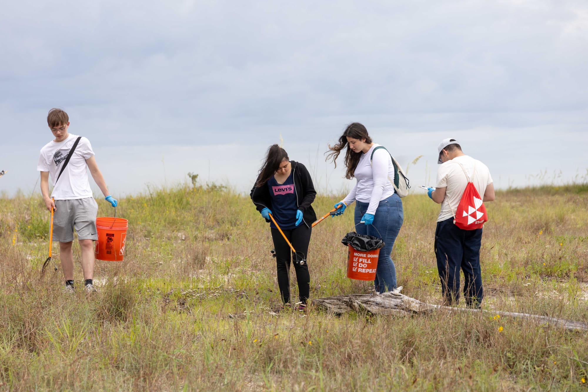 barrier island cleanup