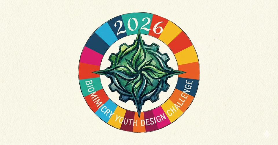 Logo for the 2026 Biomimicry Youth Design Challenge