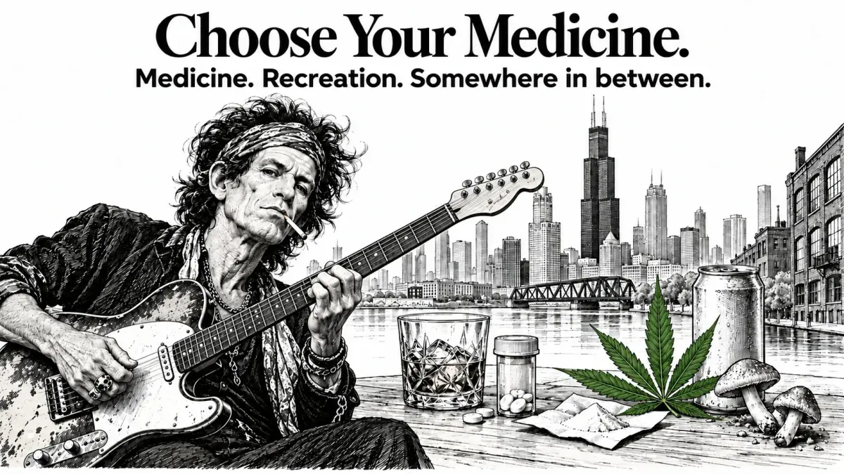 Booze and Pills and Powders — You Got to Choose Your Medicine