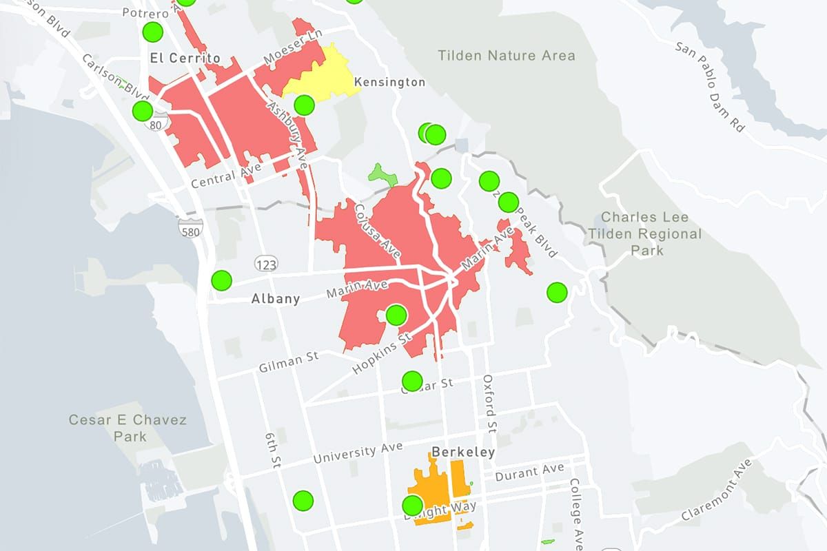 Update: 4,600 Berkeley customers lost power Sunday