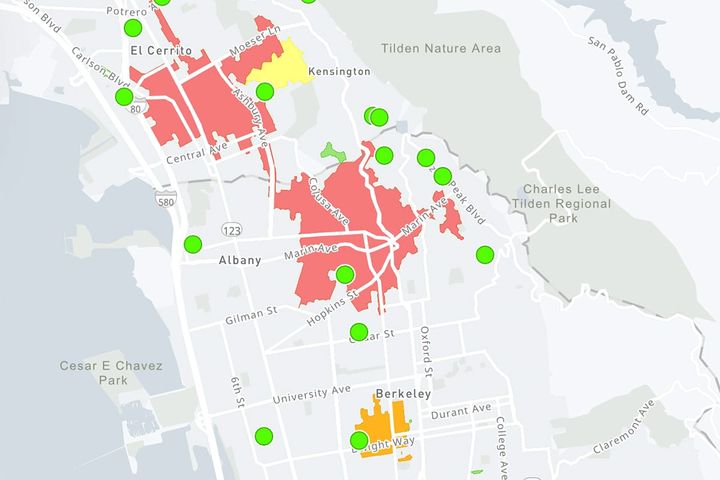 Update: 4,600 Berkeley customers lost power Sunday