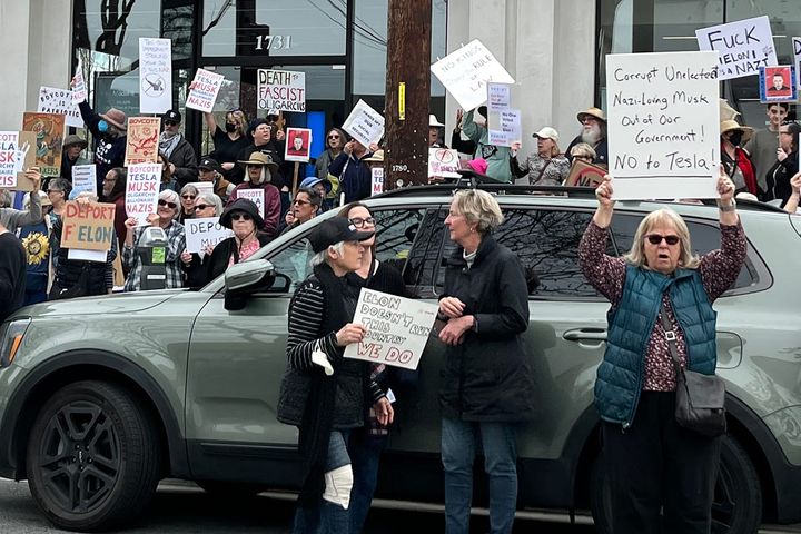 Woman speaks out after Trump supporter protest takedown