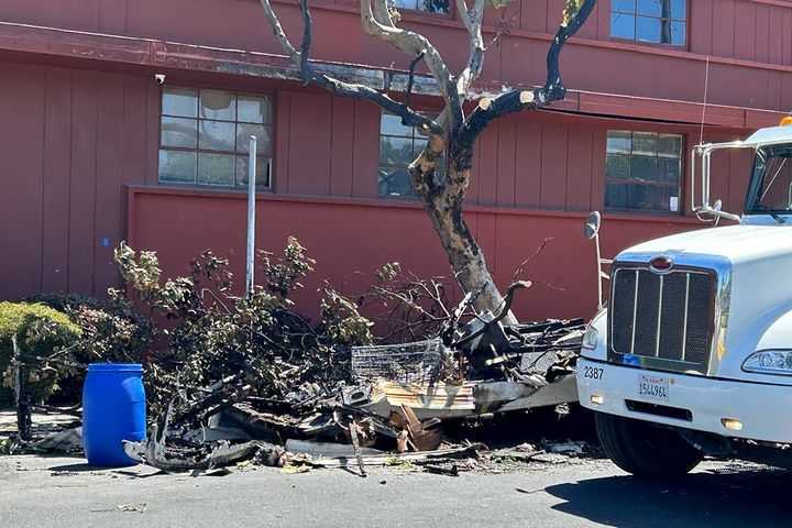 Authorities investigate RV trailer fire in northwest Berkeley