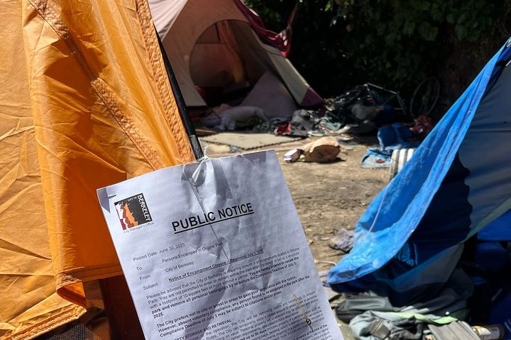 Berkeley says campers must leave Ohlone Park by Thursday