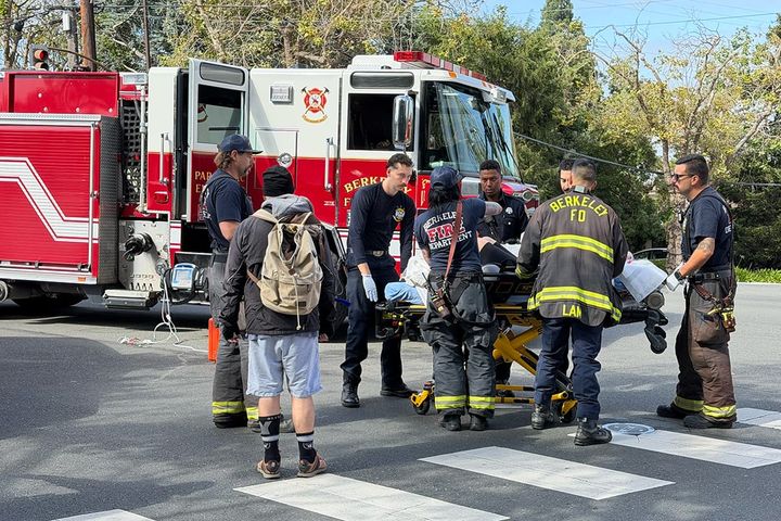 Berkeley cyclist taken to hospital after car crash on Marin