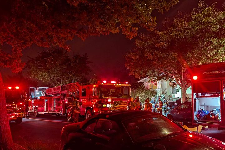 Berkeley woman taken to hospital after house fire