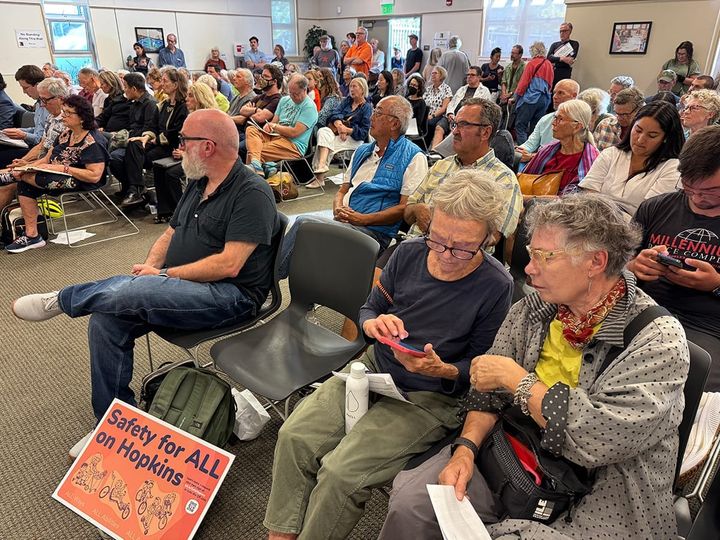Berkeley sued over Hopkins bike lane plan