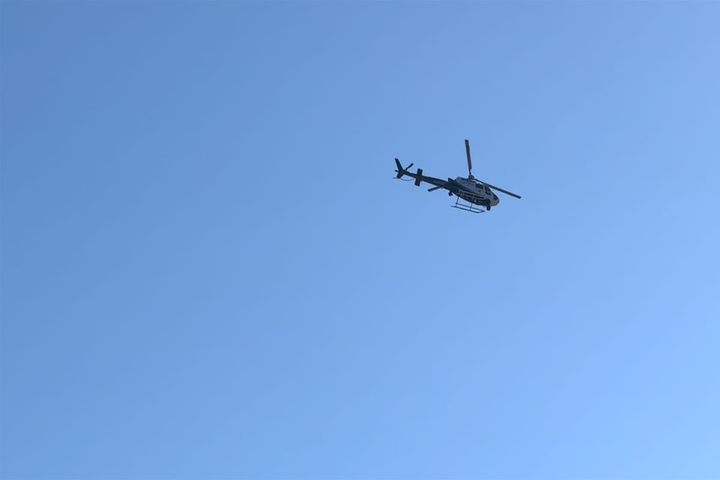 Why was a CHP helicopter circling Berkeley on Friday?