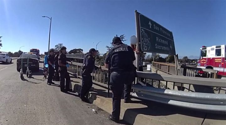 Berkeley freeway overpass response: 'Patient is safe'