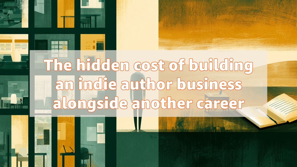 The hidden cost of building an indie author business alongside another career