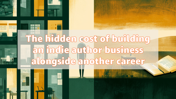 The hidden cost of building an indie author business alongside another career
