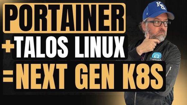 Portainer + Talos Linux