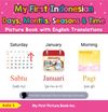 My First Indonesian Days, Months, Seasons & Time Picture Book