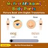 My First Afrikaans Body Parts Picture Book