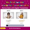 My First Swedish Words for Communication Picture Book