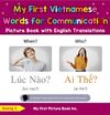 My First Vietnamese Words for Communication Picture Book