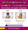 My First Haitian Creole Words for Communication Picture Book