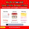 My First Swedish Days, Months, Seasons & Time Picture Book