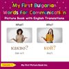 My First Bulgarian Words for Communication Picture Book