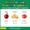 My First Romanian Fruits & Vegetables Picture Book