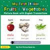 My First Italian Fruits & Vegetables Picture Book