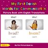 My First Danish Words for Communication Picture Book