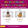 My First Finnish Words for Communication Picture Book